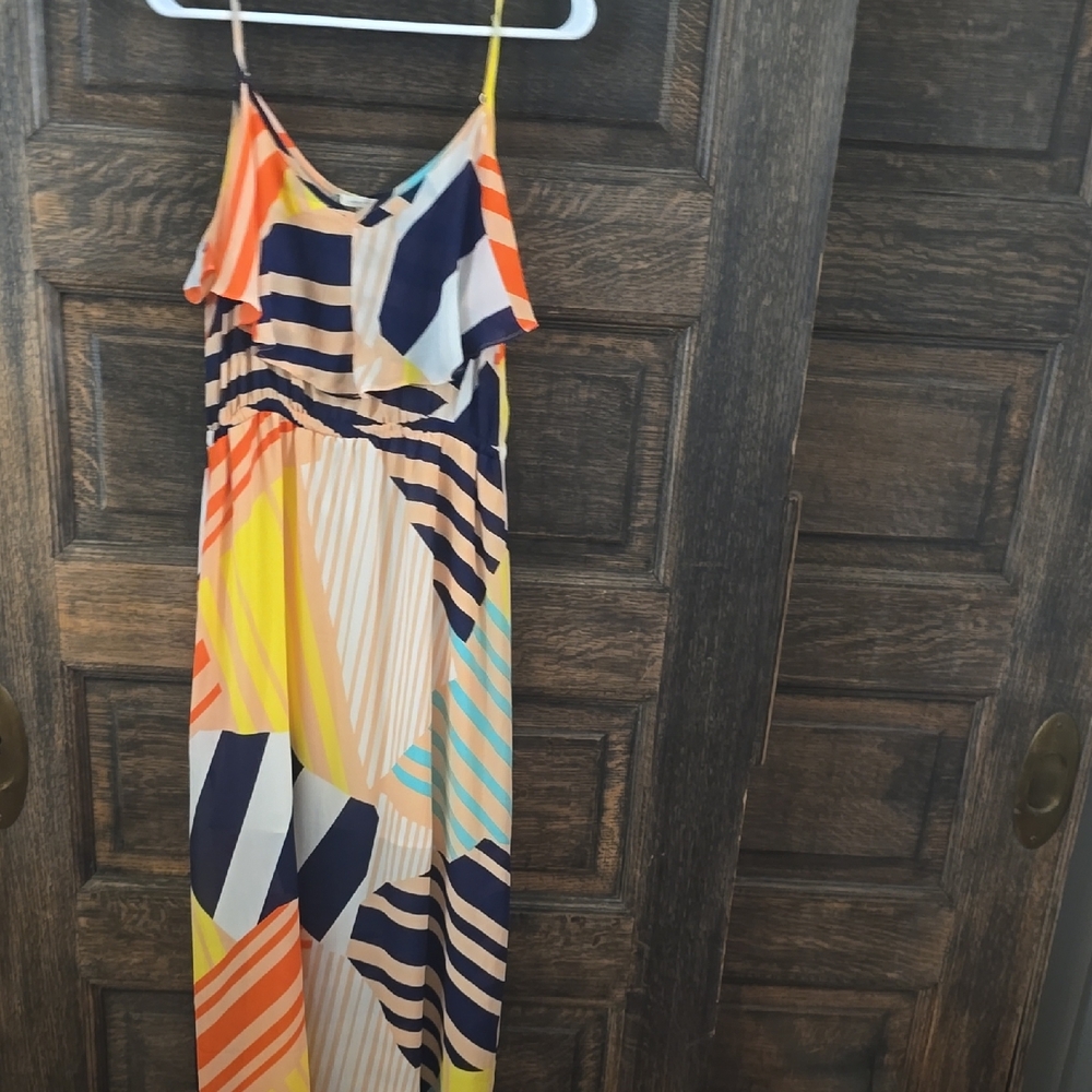 Under Skies Multicolor Striped Dress